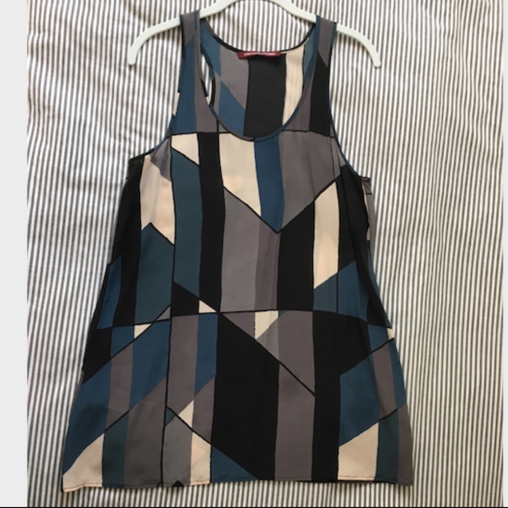 Comptoir des Cotonniers Racerback Silk Tank Top L